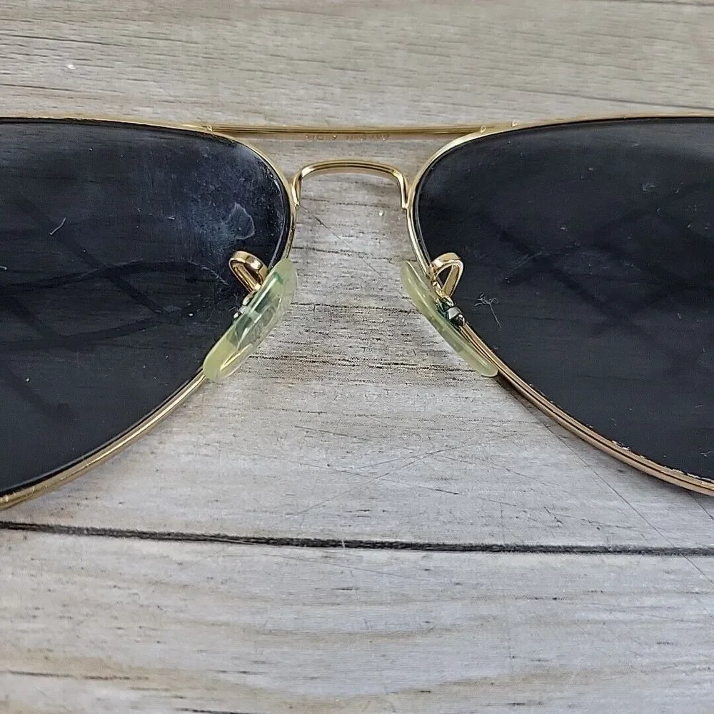 Ray-Ban Sunglasses RB3025 L0205 Aviator Gold Metal  58-14 Italy FRAMES‎ ONLY